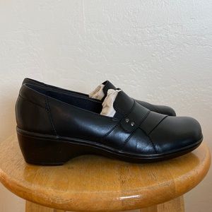Clarks May Marigold Shoes - Black - Sz 8